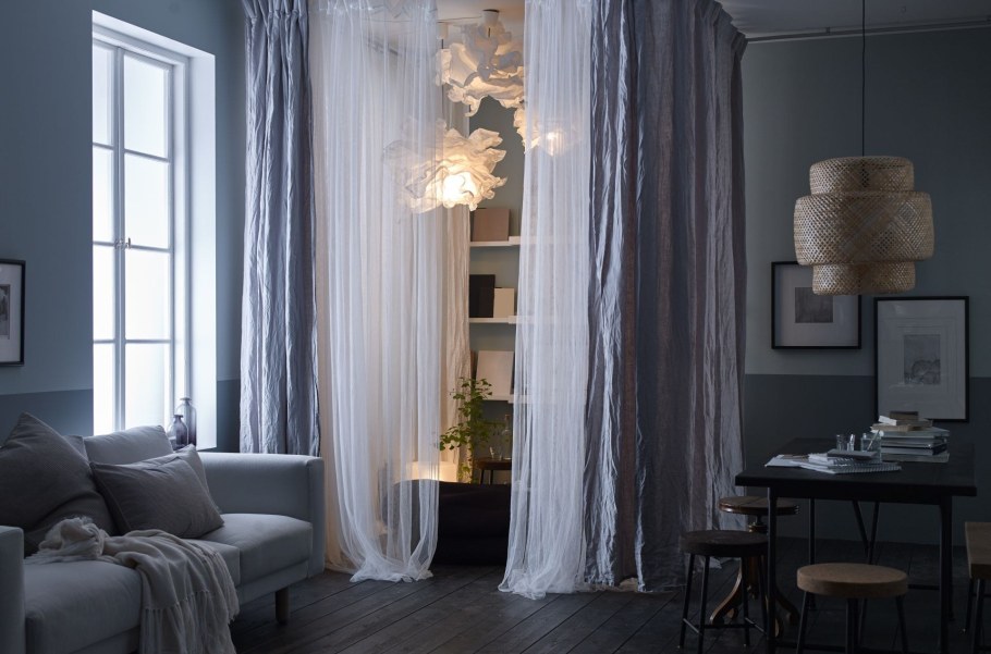 Хилья белые в интерьере