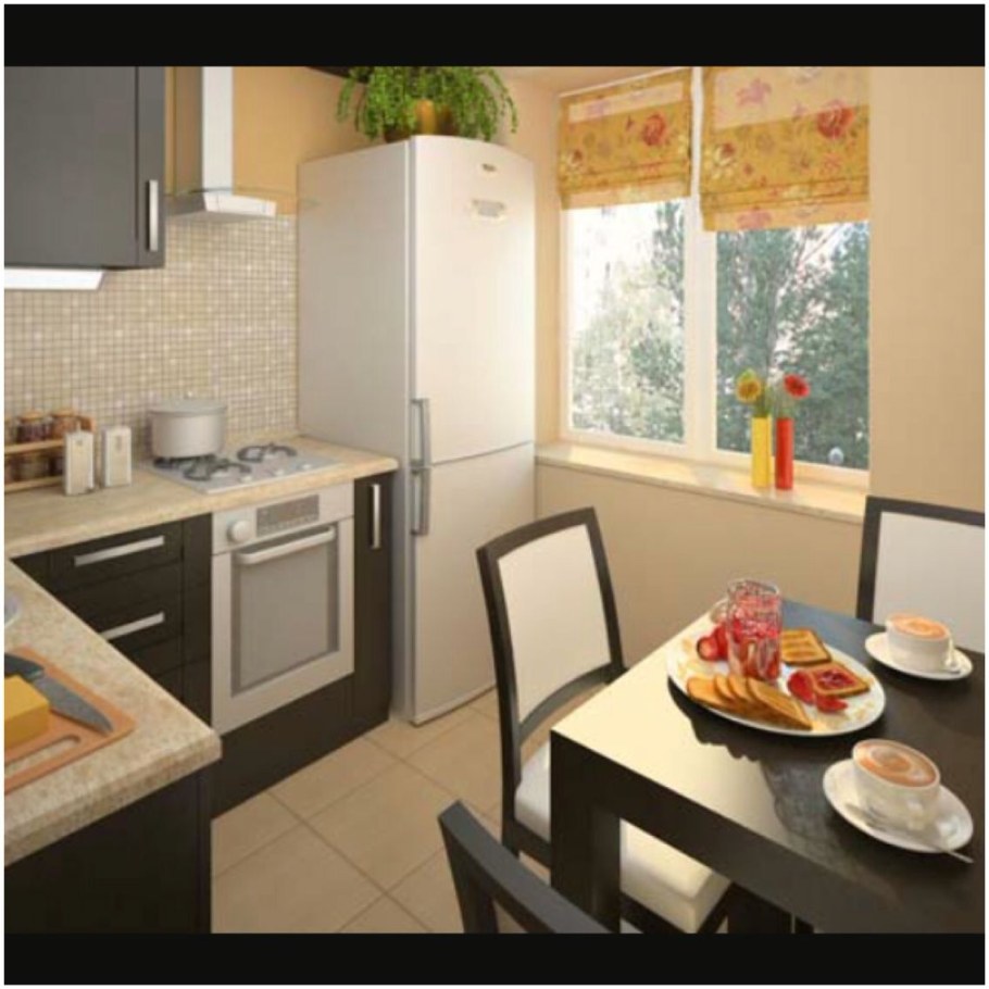 Планировка кухни 6 м2