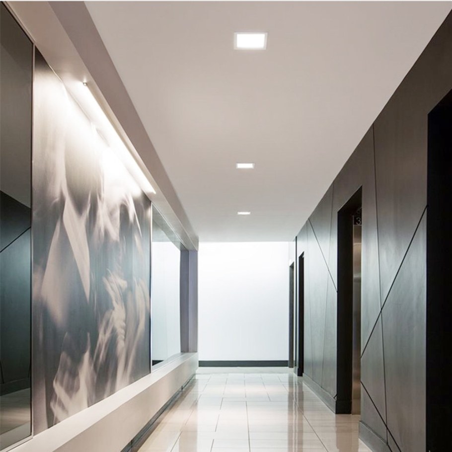 Освещение коридора в современном стиле