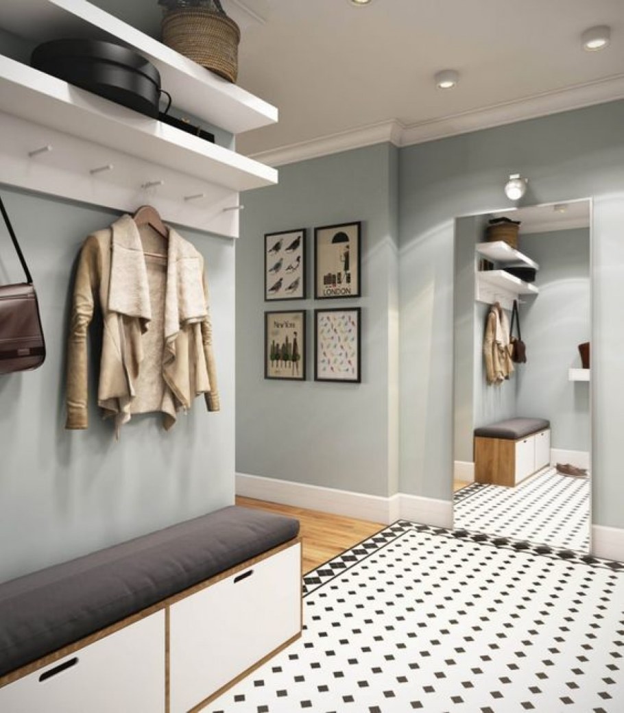 Прихожая Минимализм Скандинавский стиль