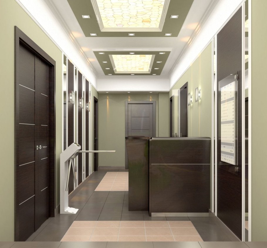 Отделка коридоров офисных помещений