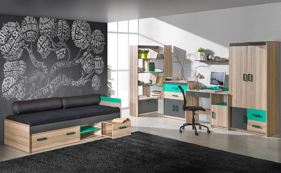 Стенка в комнату подростка