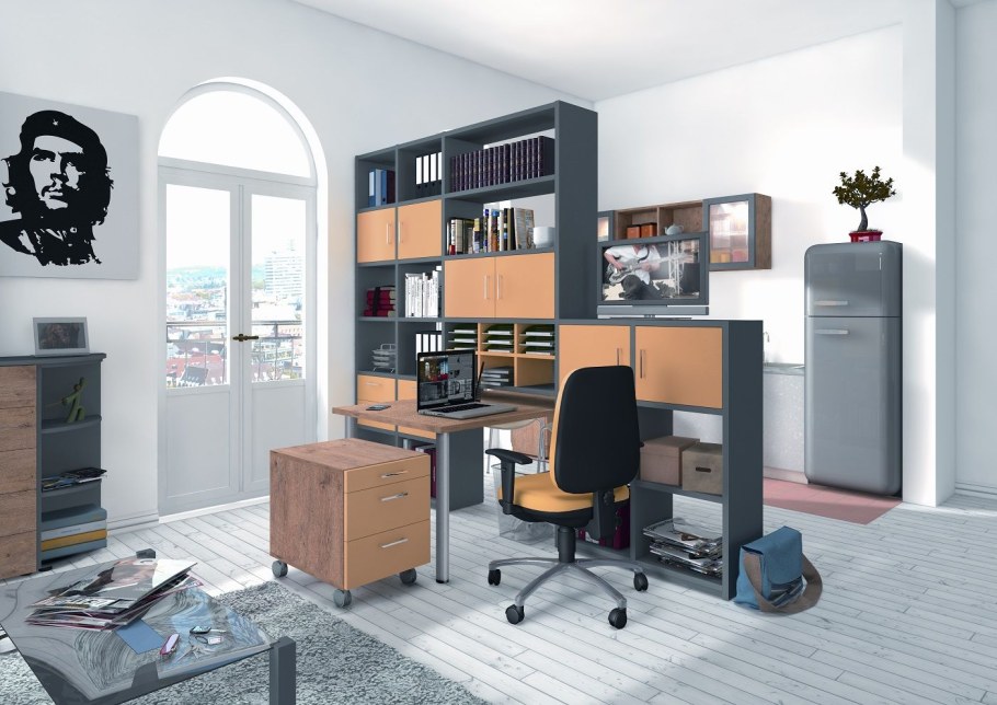 Подростковая мебель цвета графит