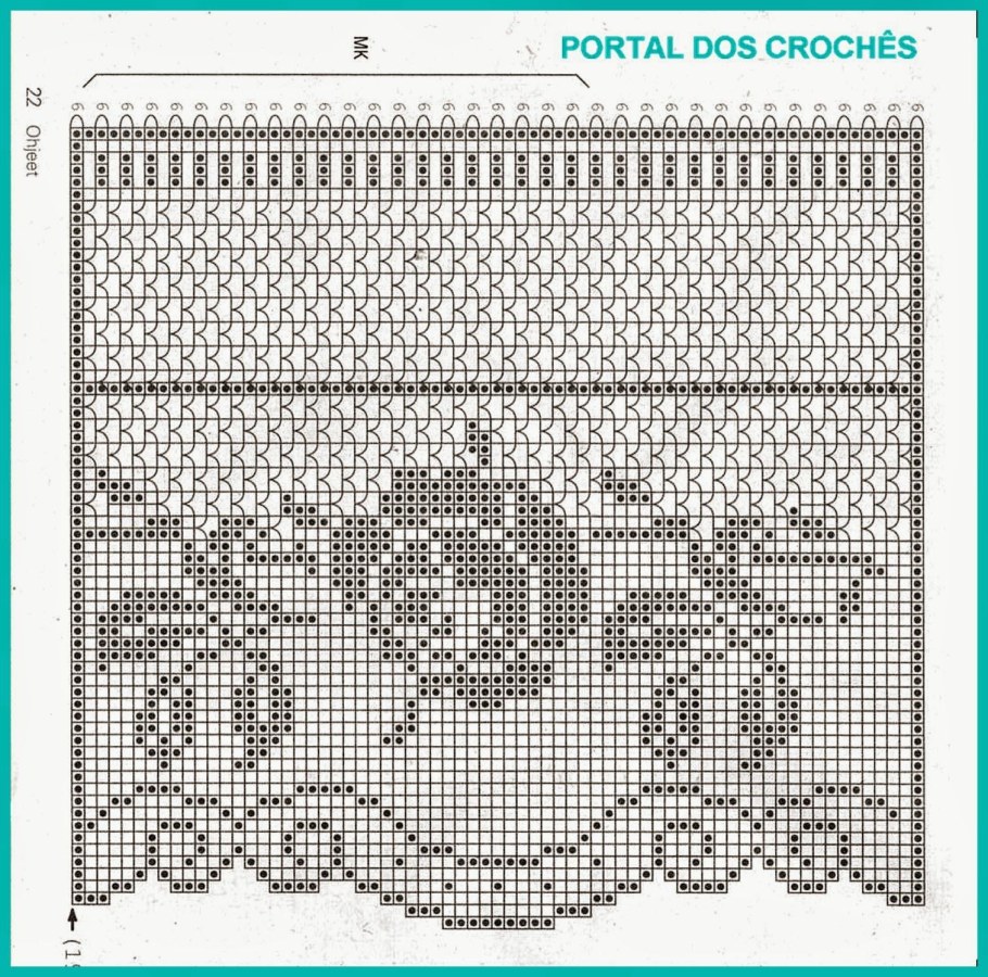 Филейное вязание шторы занавески схемы