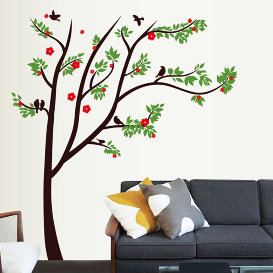 Интерьерные наклейки на стену в прихожую