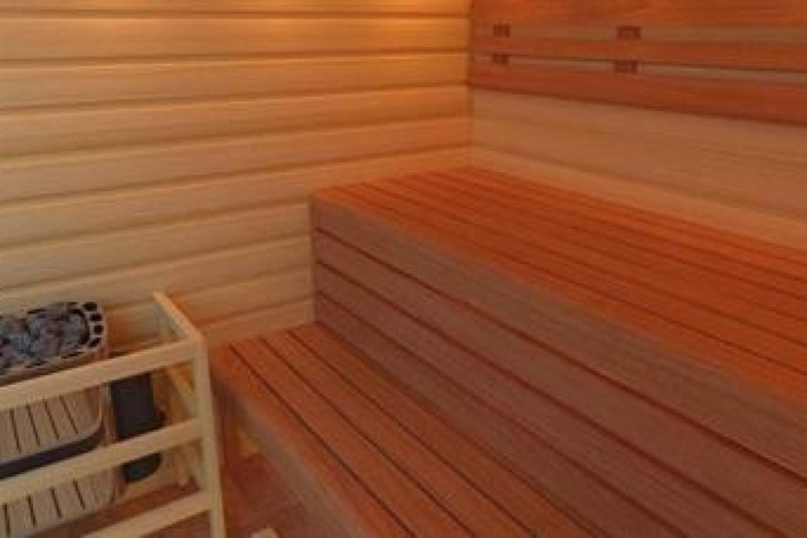 Вагонка штиль в парной горизонтально