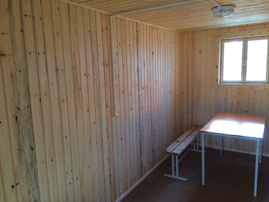 Отделка бытовки