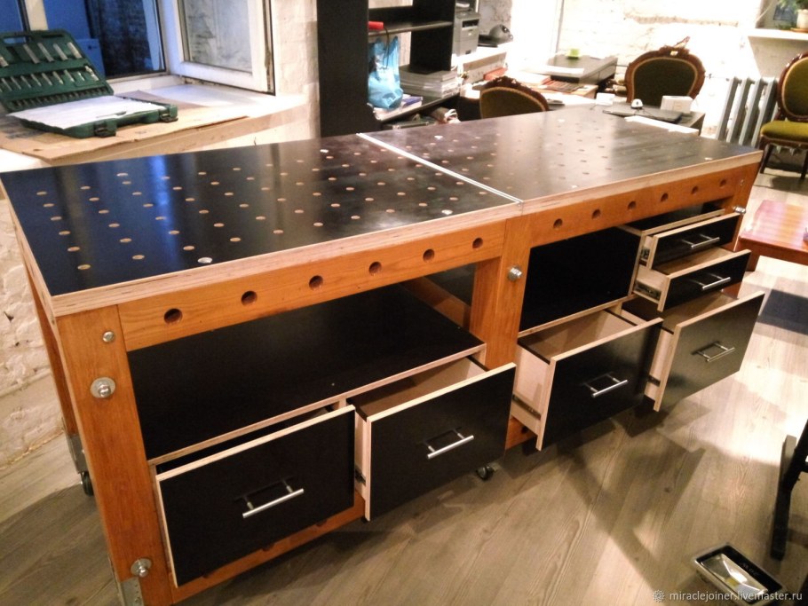 Кухонные столы из верстаков
