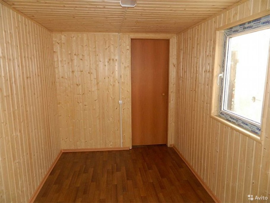 Бытовка обшитая вагонкой