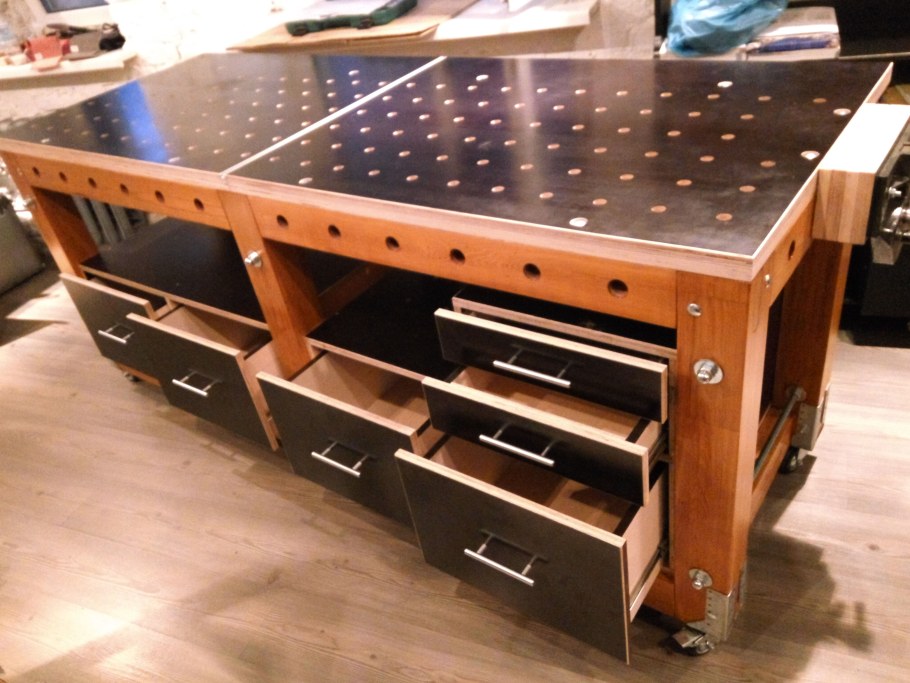 Столярный стол из фанеры