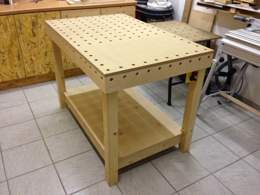 Ячеистый столярный верстак