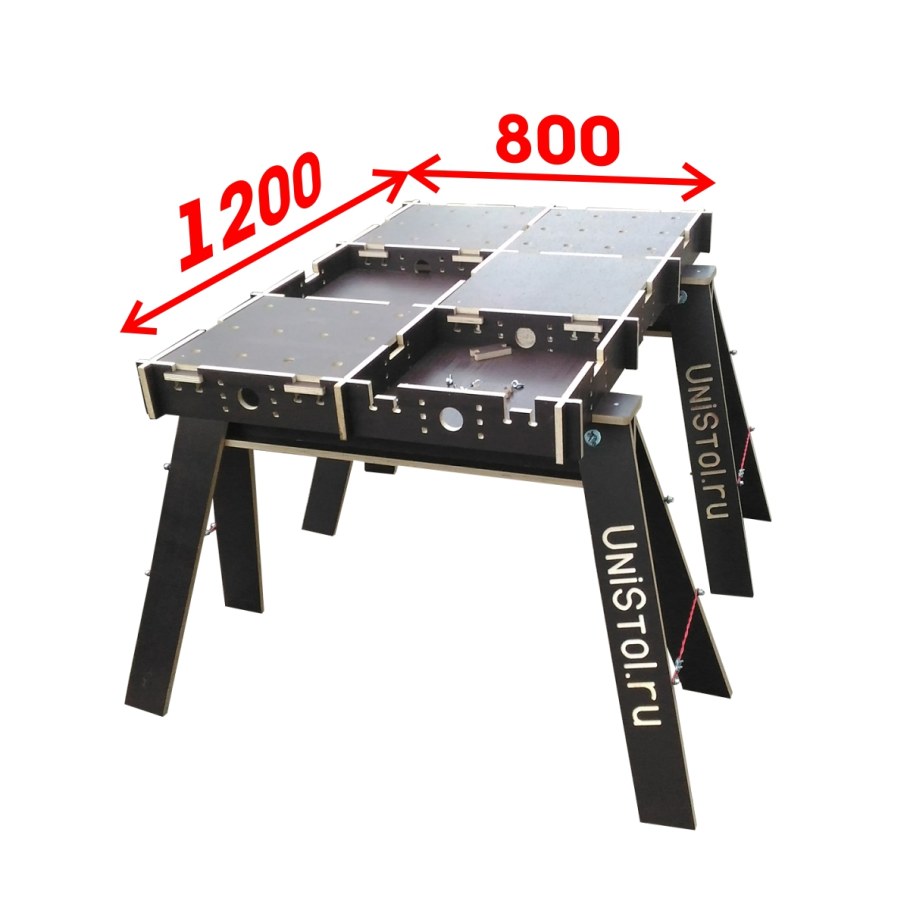 Складной ячеистый стол верстак