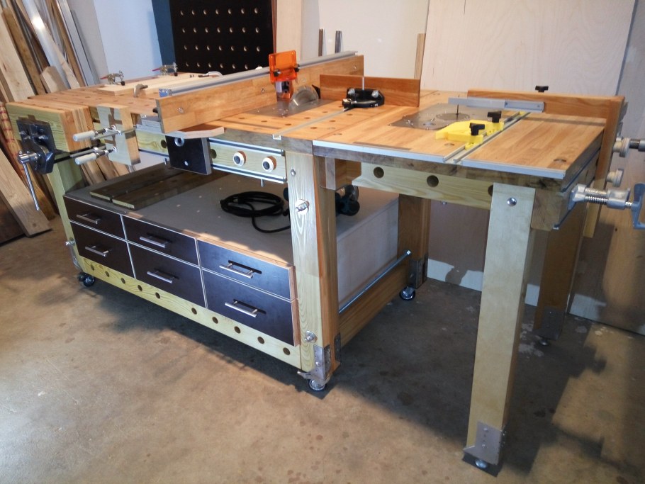 Универсальный верстак "три в одном"