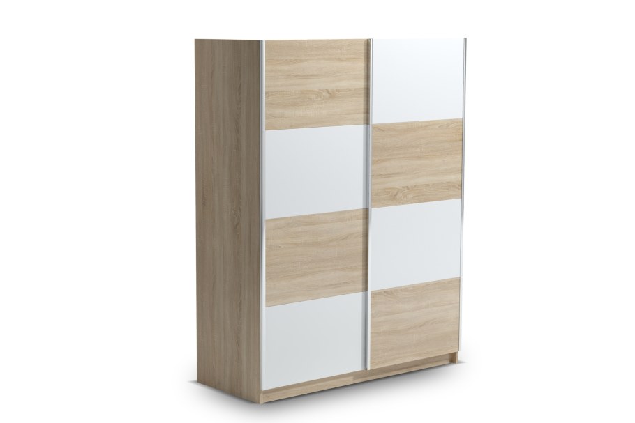 Шкаф-купе Boss-160 сонома, белый