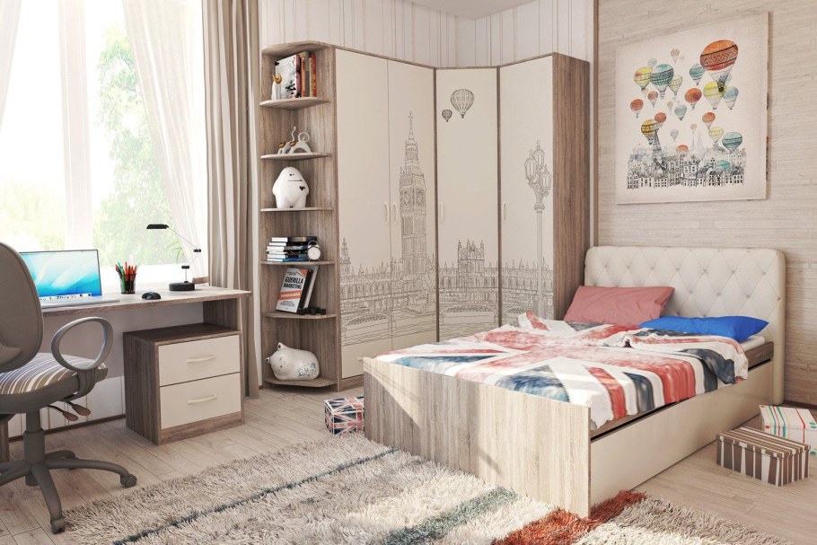 Детская мебель дуб сонома