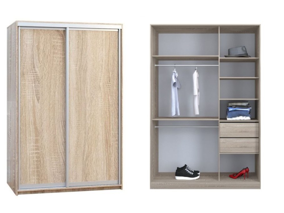 Шкаф купе Версаль дуб сонома