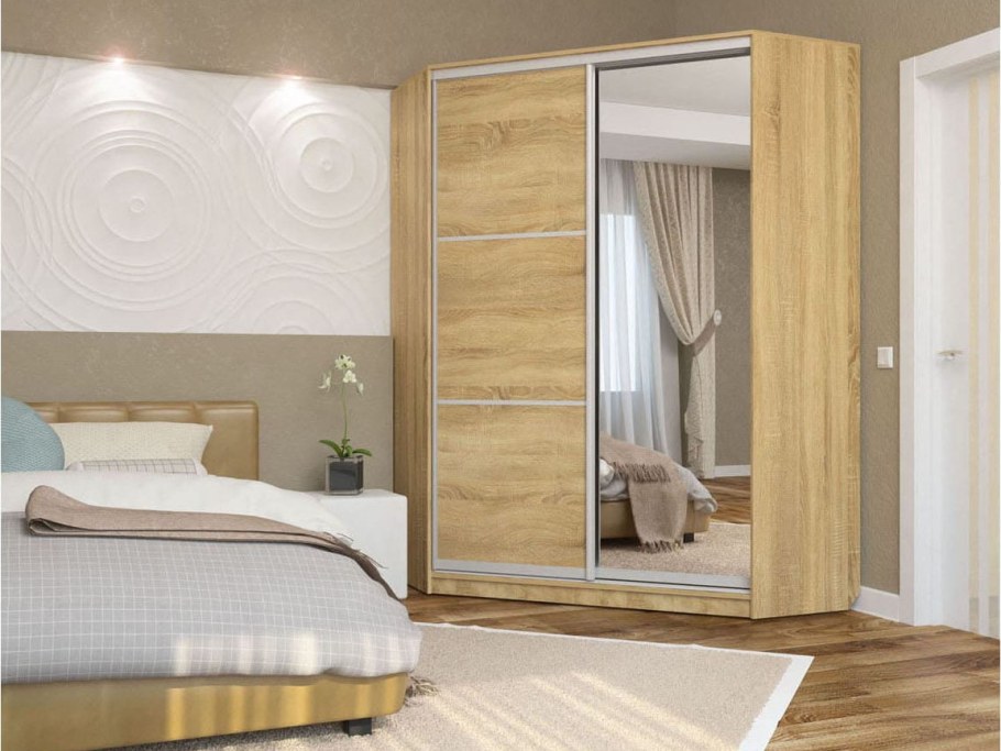 Шкаф-купе Анна дуб сонома