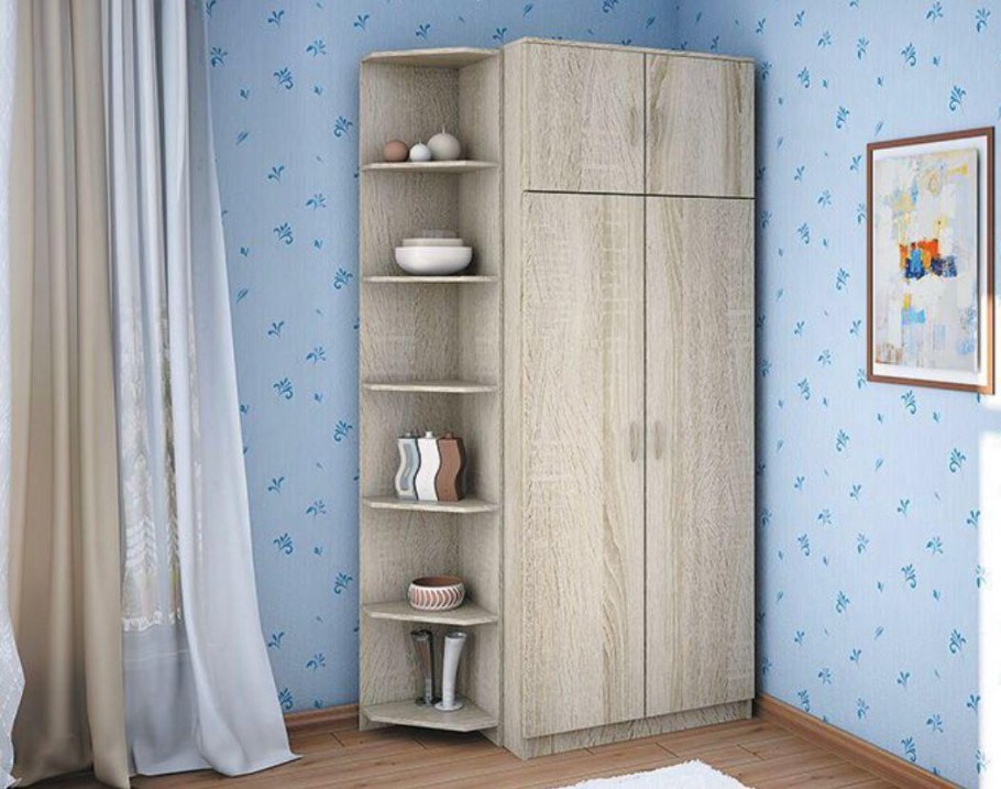 Шкаф двустворчатый (Пеликан)