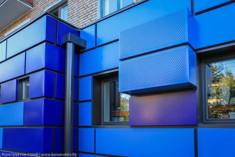 Фасады вентилируемые алюкобонд композит