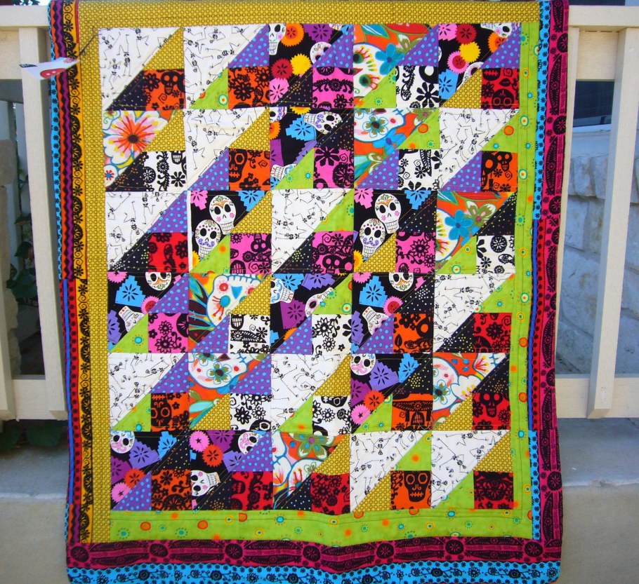 Day of the Dead Quilt Blanket