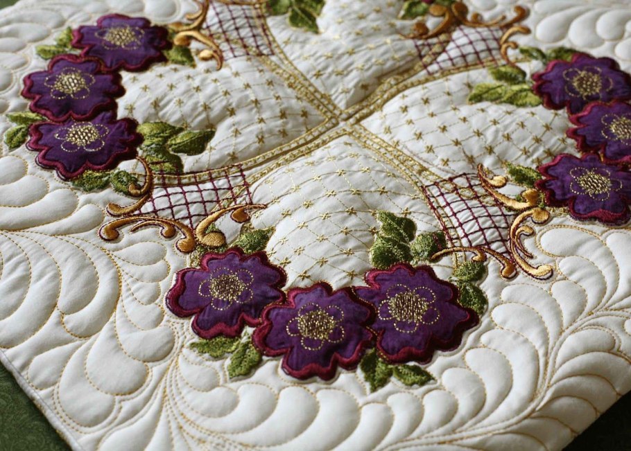 Лоскутное шитье трапунто