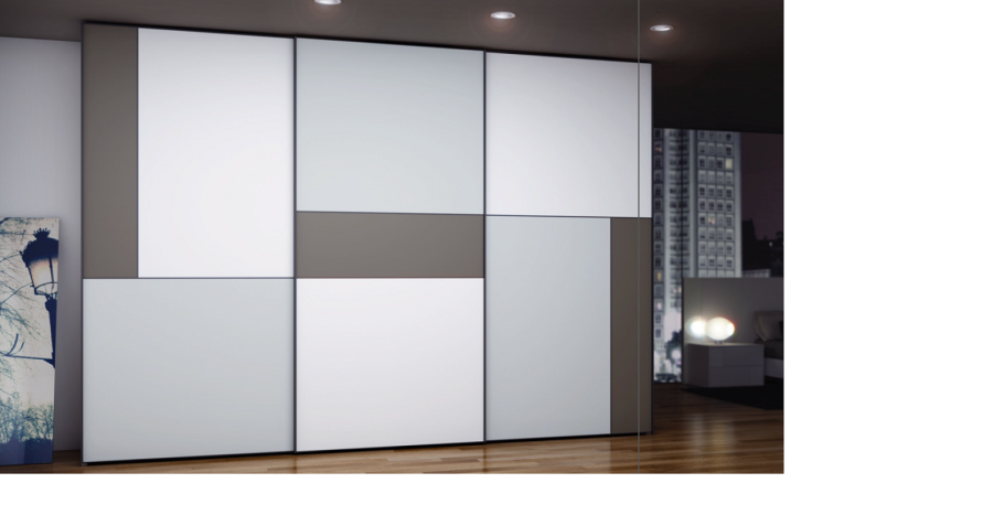 Шкаф-купе лакобель комбинированный