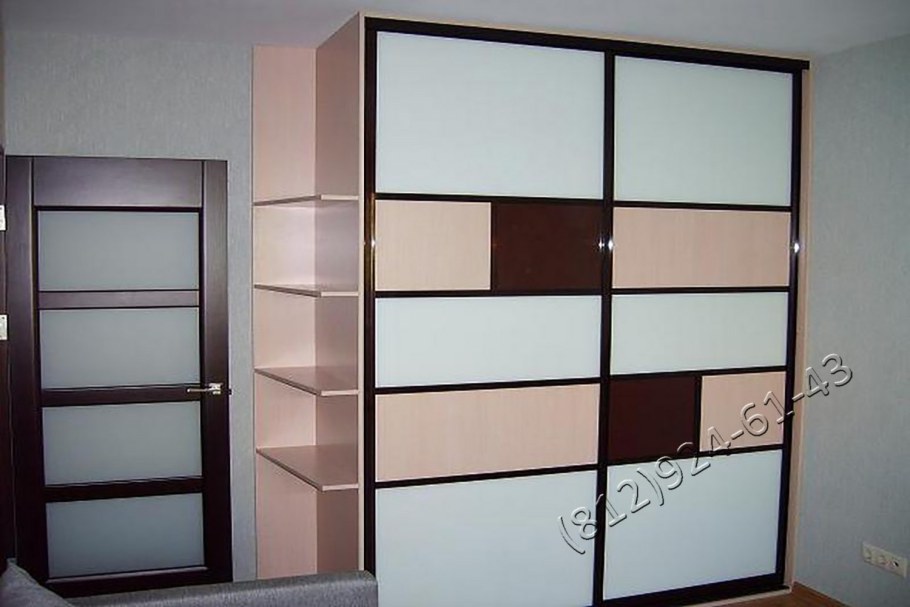 ДСП И лакобель двери купе