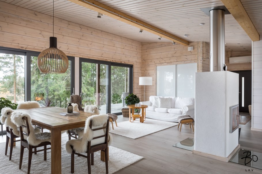 Кухня в дубль доме