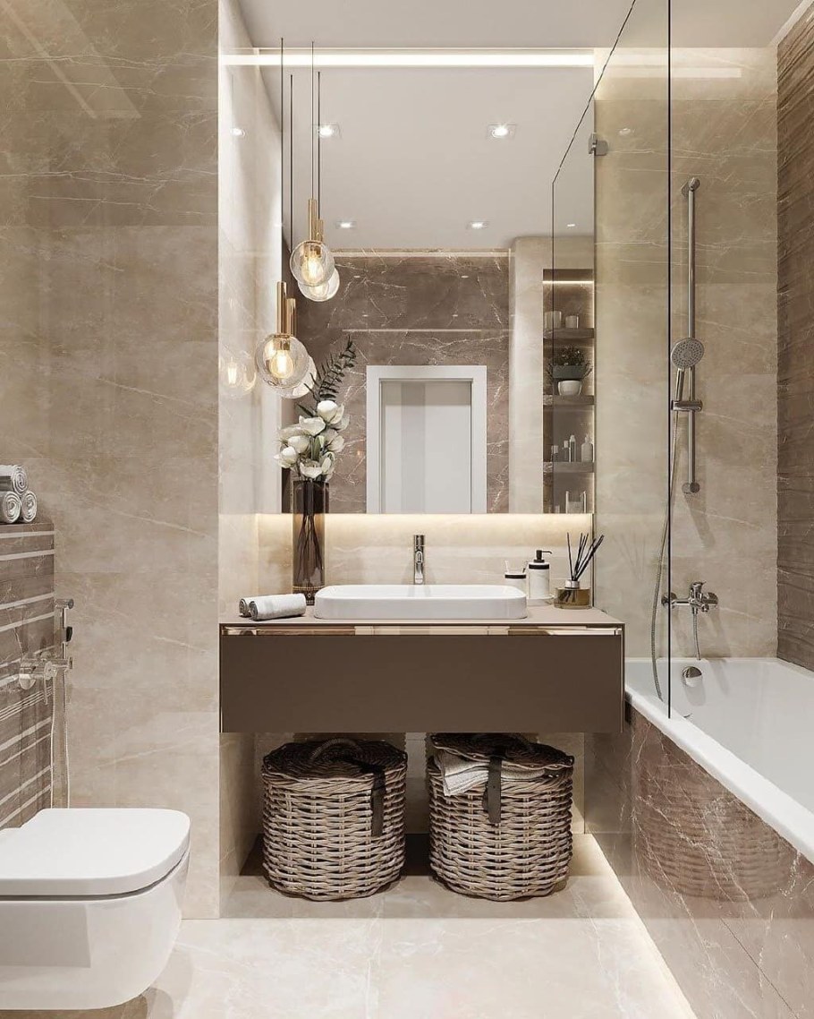 Модные Ванные комнаты 2022