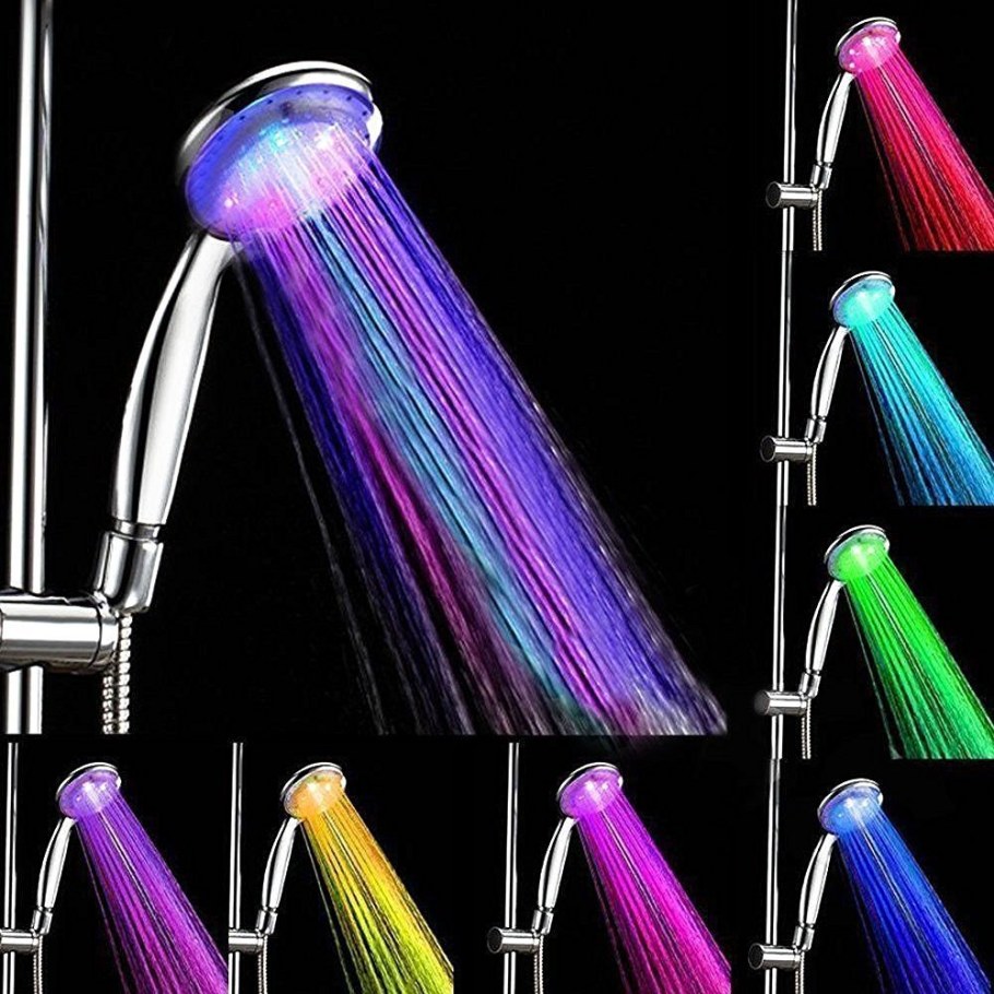 TV-006 светодиодная насадка для душа 8 led Shower (s17)