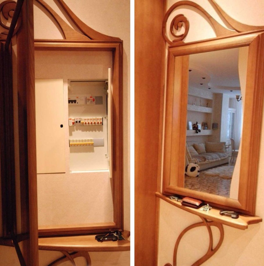 Электрический щиток в прихожей