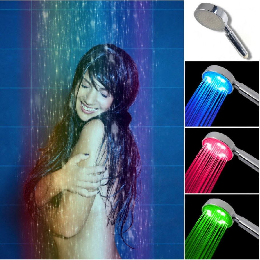 Душ с подсветкой воды