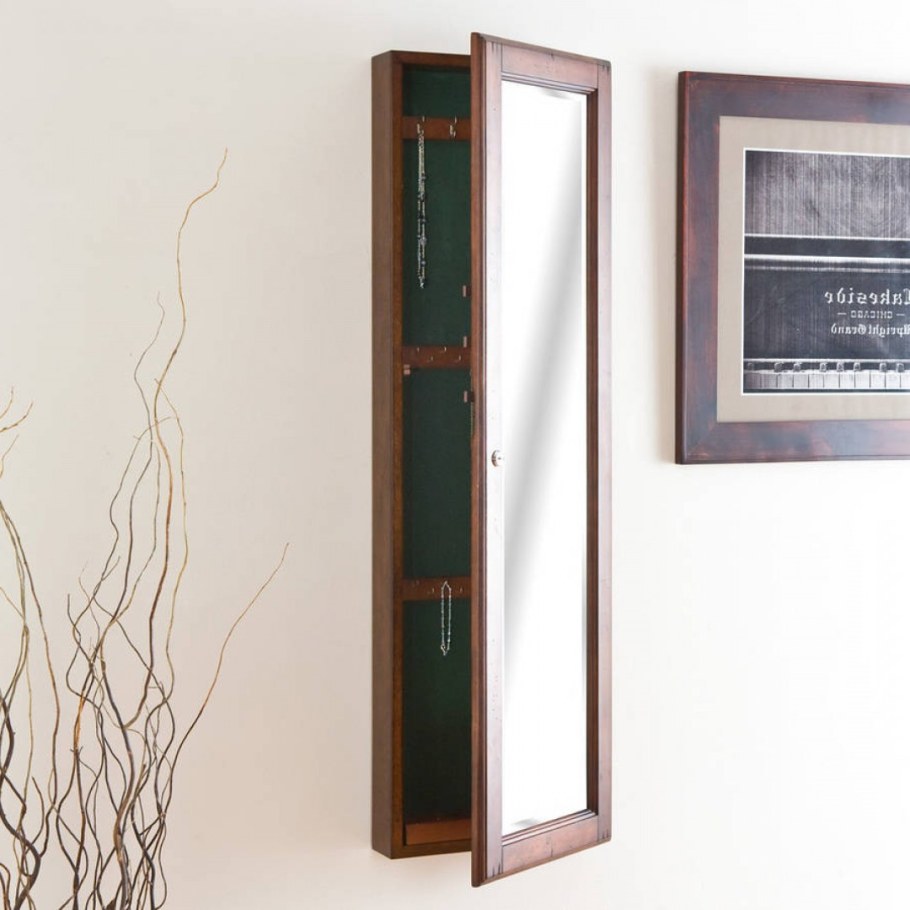 Зеркало шкаф в прихожую настенное