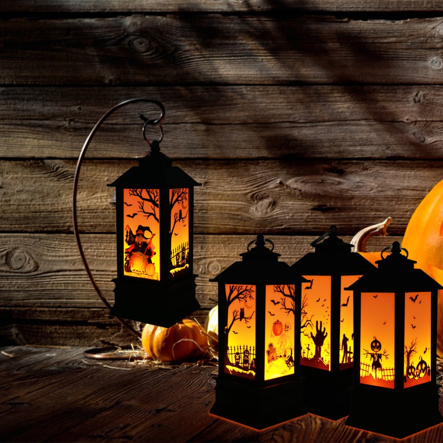 Halloween small Oil Lamp бронза