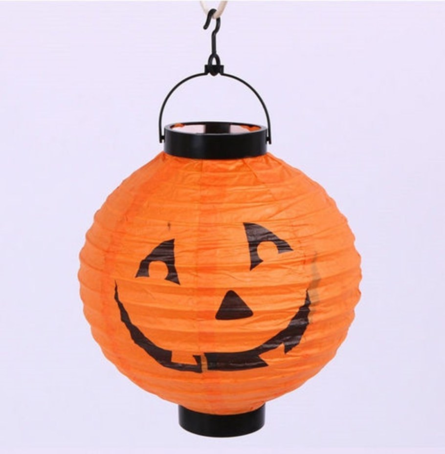 Бумажный фонарь тыква