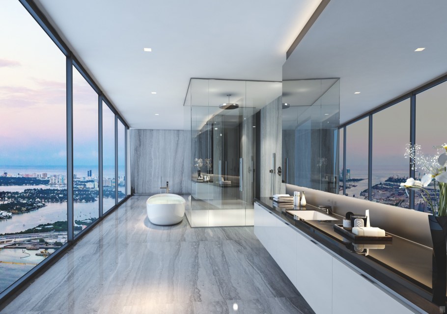 Пентхаус в Нью Йорке ванная