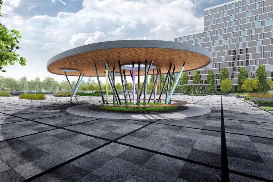 Парковый павильон модернизм