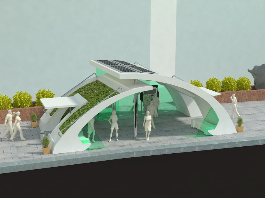 Автобусные остановки будущего