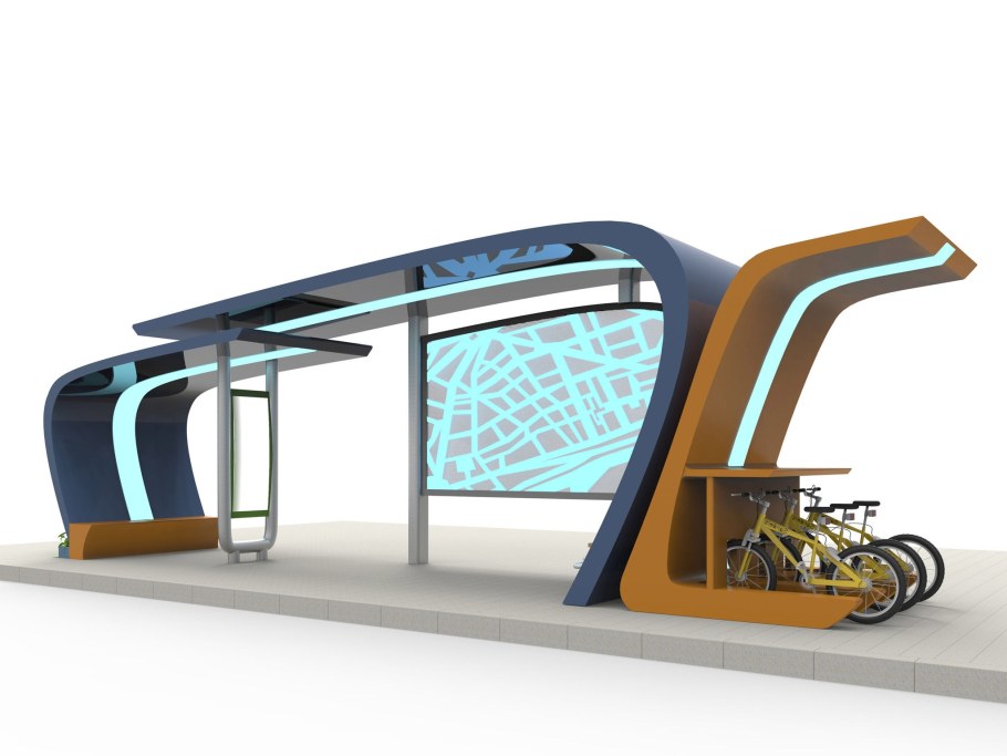 Bus stop Design Корб