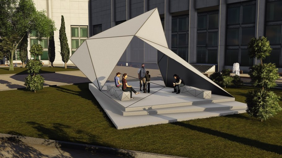 Современные малые архитектурные формы в городской среде