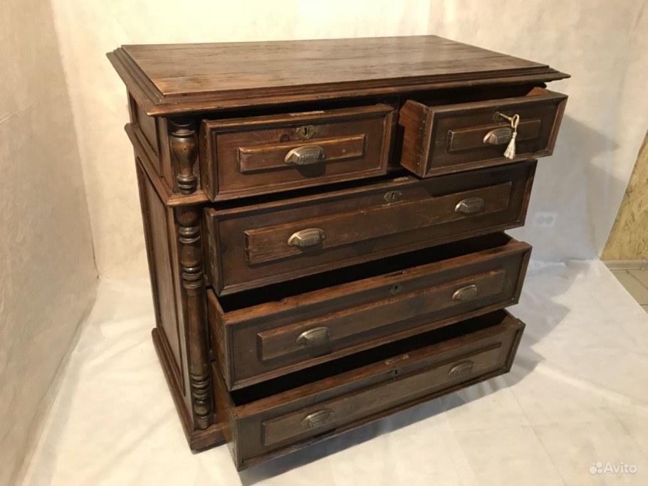Сосна антик комод