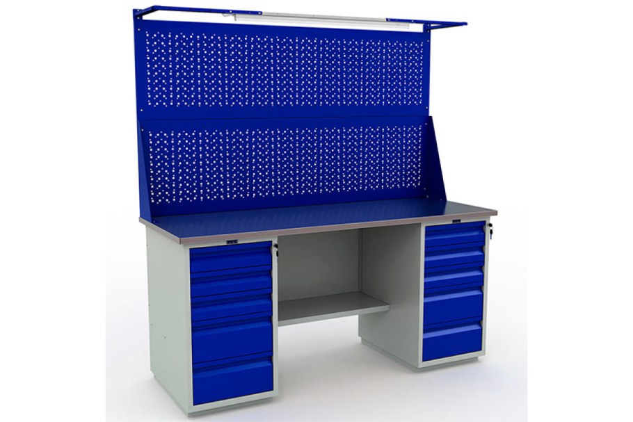 Верстак слесарный двухтумбовый ВСД-01