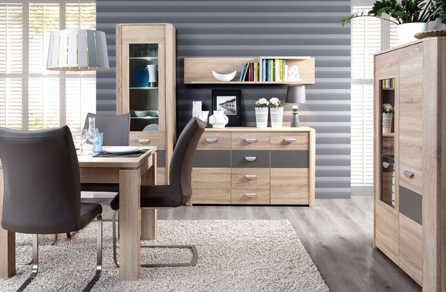 Дуб сонома серый