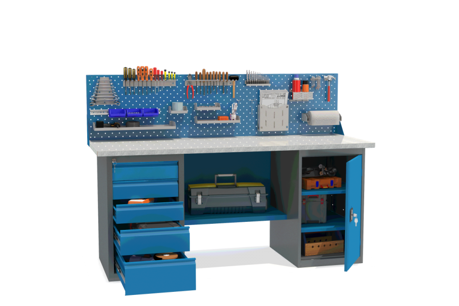 ВДТ-1.9 верстак с драйвером и тумбой