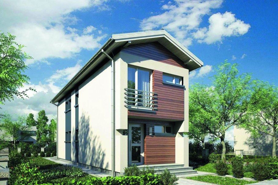 Дом на узком участке