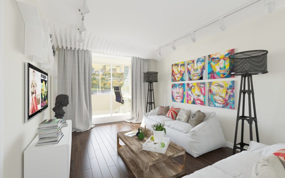 Однокомнатная квартира в стиле Эклектика