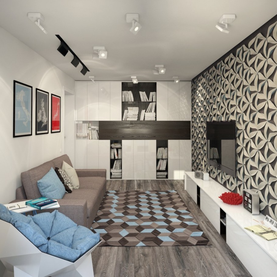 Обои для студии квартиры