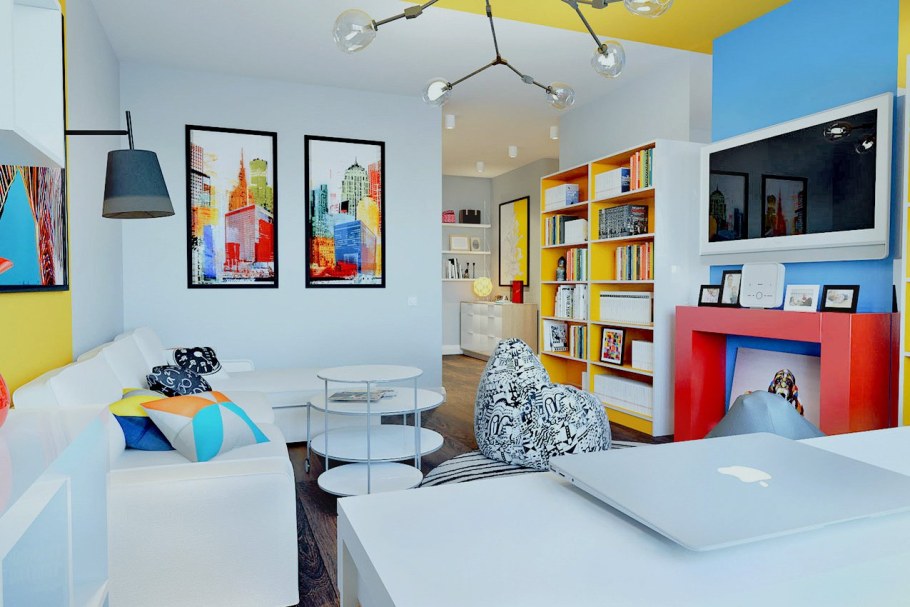 Авангард стиль в интерьере