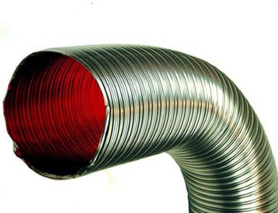 Воздуховод гофрированный алюминиевый ø100 TDM*