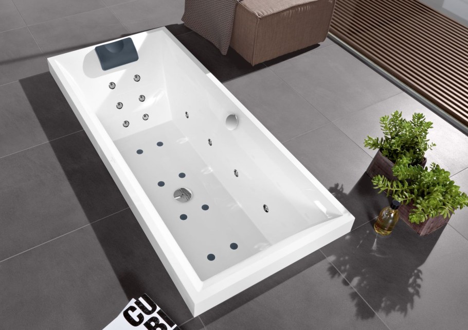 Ванна Villeroy & Boch SQUARO ubq180sqr2v-01 кварил